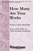 cover How Many Are Your Works SATB choral sheet music cover